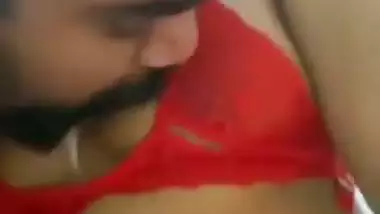Kannada sex video of a woman in lingerie fucking like a slut