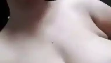 Big boobed Indian aunty naked solo