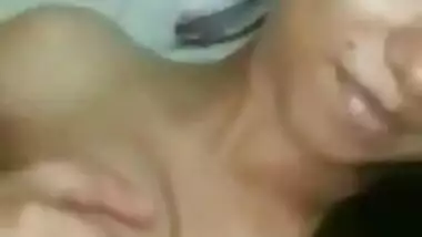 Cute Indian Girl Boob Selfie