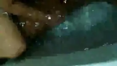 Desi girl sharing in bathtub