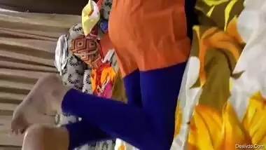 Horny Girl In Hot Leggings At Home