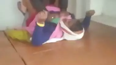 Village aunty boobs press and fucking recorded by other man