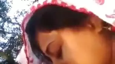 Couple Enjoy in open