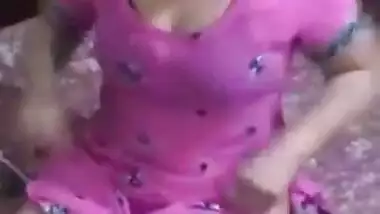 Sexy Punjabi Aunty Wearing Clothes After Fuck