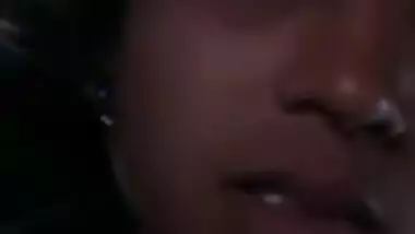 Modest Desi cutie finds courage to flash natural XXX tits on highway