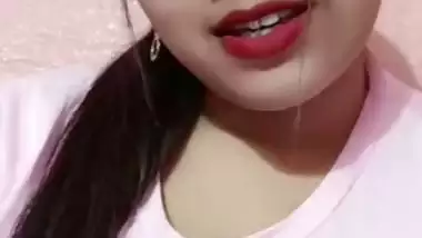 Big boobs cute girlfriend nude on video call MMS