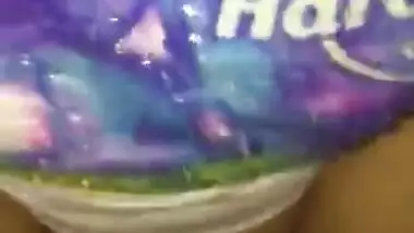 Asian gf riding on bf dick