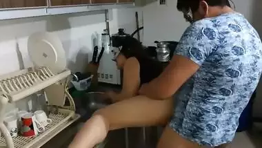 Colombian Fucking In The Kitchen With Her Favorite 1 - 2