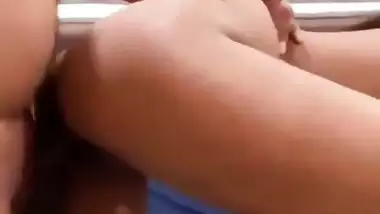 Girl enjoys her desi chudai in the doggy style in a hotel