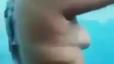 Bhabi Showing And Bathing