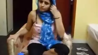College Girl Enjoying with Lover in Hostel on Weekend