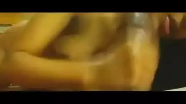 Naughty house wife with a sexy slim figure satisfies her lover