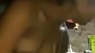 Hot village teen dress change