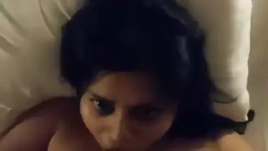 Sexy babe enjoys hotel sex by sucking her lover’s dick