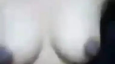 Village girl records her first sex MMS while riding a dick