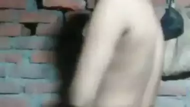 A girl with perfect tits and ass hot & sexy solo homemade body show