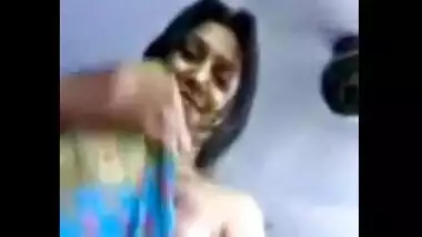 Big boobs girl blue film video with lover