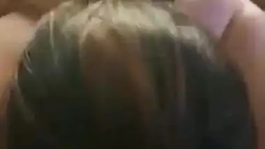 Fair and sexy Marathi bhabhi sucking a penis