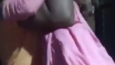Village wife quick romance boob press by husband