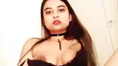 Hot Indian nude girl masturbates like a cheap whore