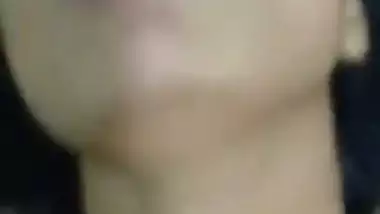 Cumshot on boobs and hardcore fucking with moans