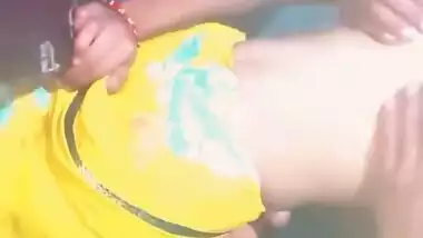Village Wife Blowjob and Standing Fucked Part 2