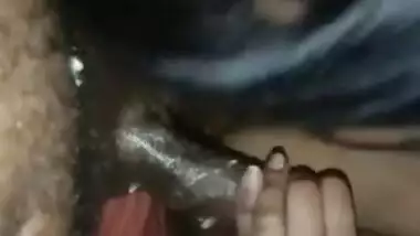 Cute Dehati wife engulfing knob with whipped spunk