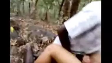 Blue film Tamil sex video of teen girl Jyothi fucking outdoors